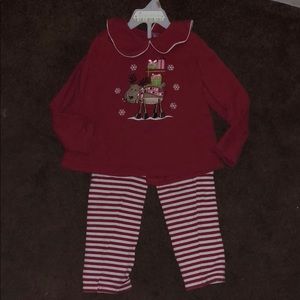 Little Girls Christmas Outfit